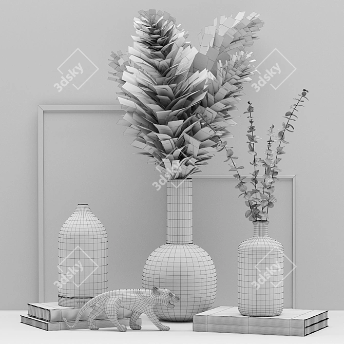 Modern Decor Set - 3Ds Max & Corona5.0 Files 3D model image 3