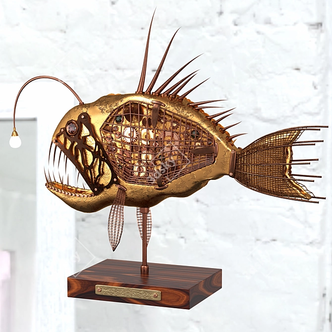 Illuminate Your Fishing Experience: Angler Fish 3D model image 3