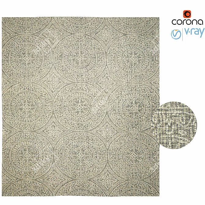Serena & Lilly Edgewood Rug 3D model image 1