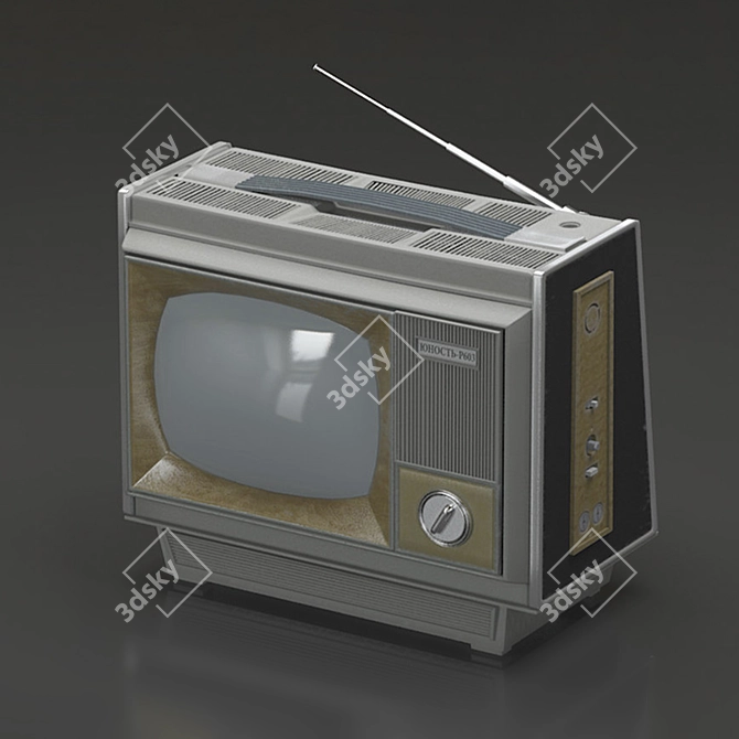 Soviet Youth TV 3D model image 2