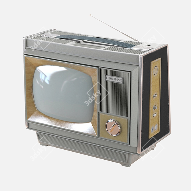 Soviet Youth TV 3D model image 5