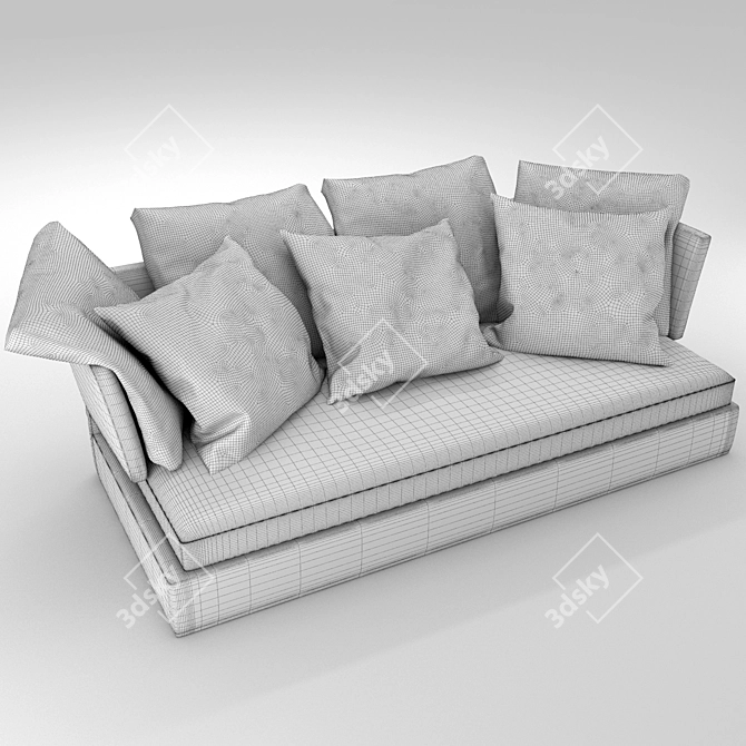 Amoenus Soft: Luxurious Comfort 3D model image 4