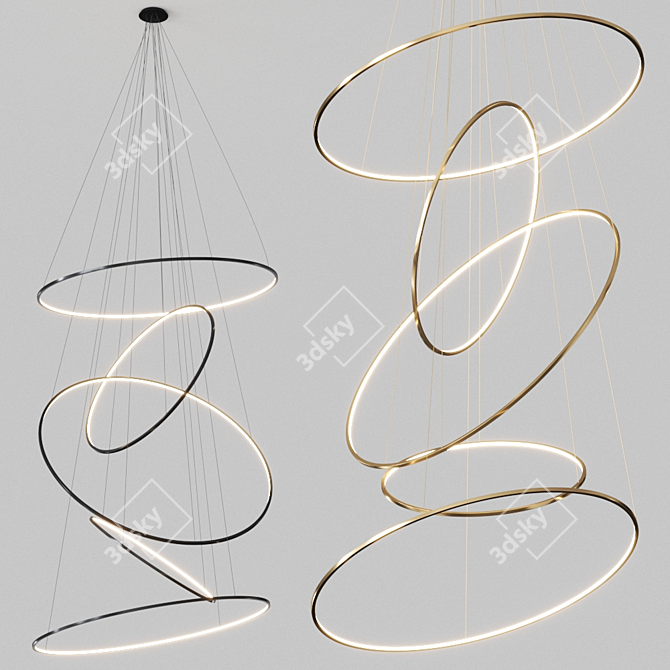 Lohja Lighting: Timeless Elegance 3D model image 1