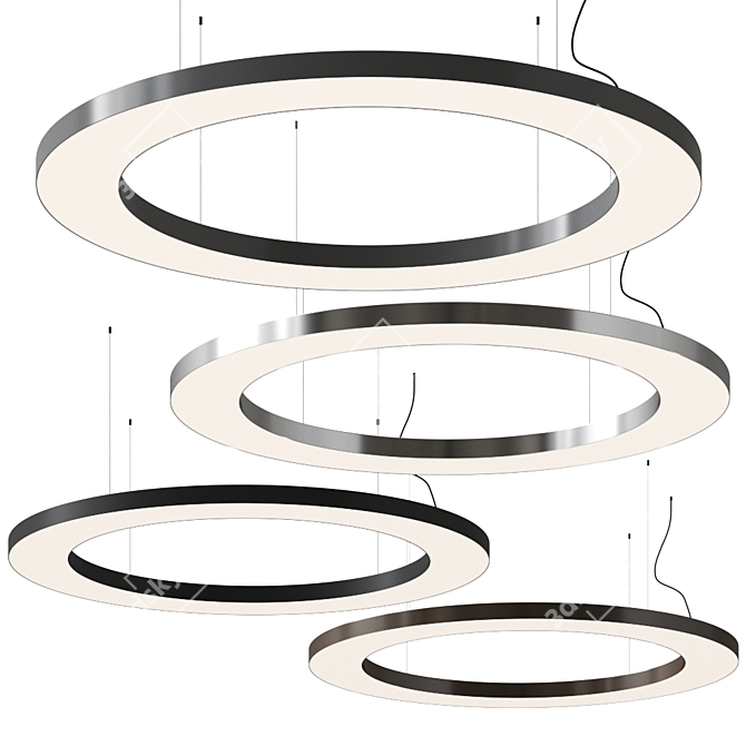 Sattler Anello Pendant Light: Sleek German Design 3D model image 4