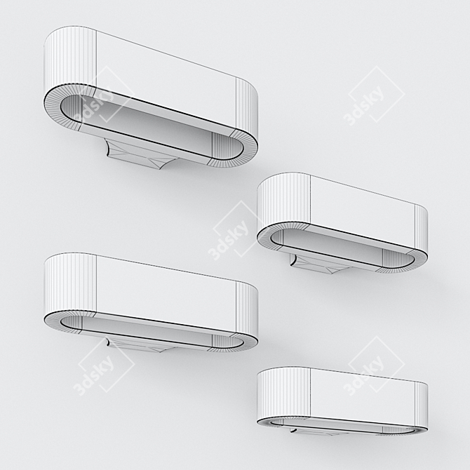 Talo LED Wall Sconce 3D model image 2