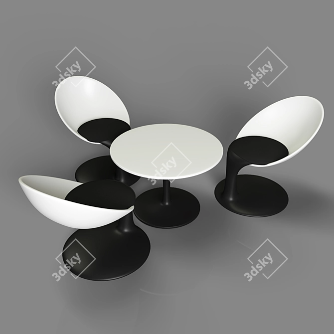 Innovative Design Table 3D model image 1