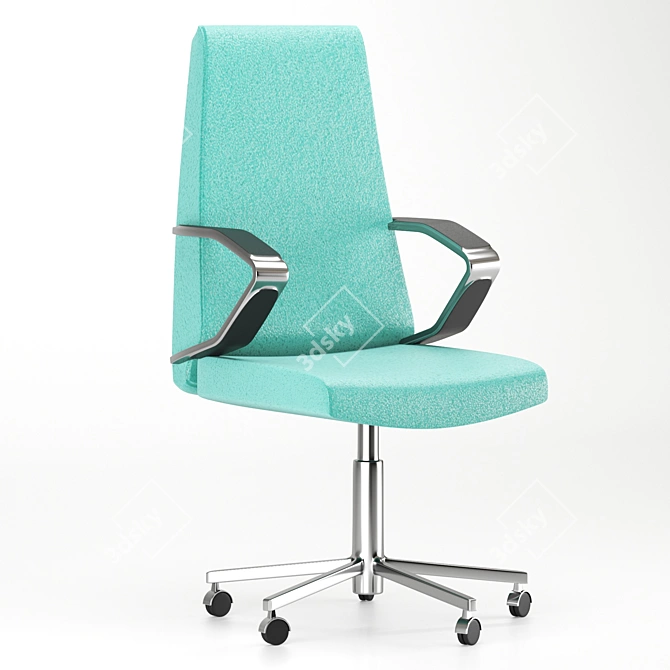 Elegant and Ergonomic Office Chair 3D model image 1