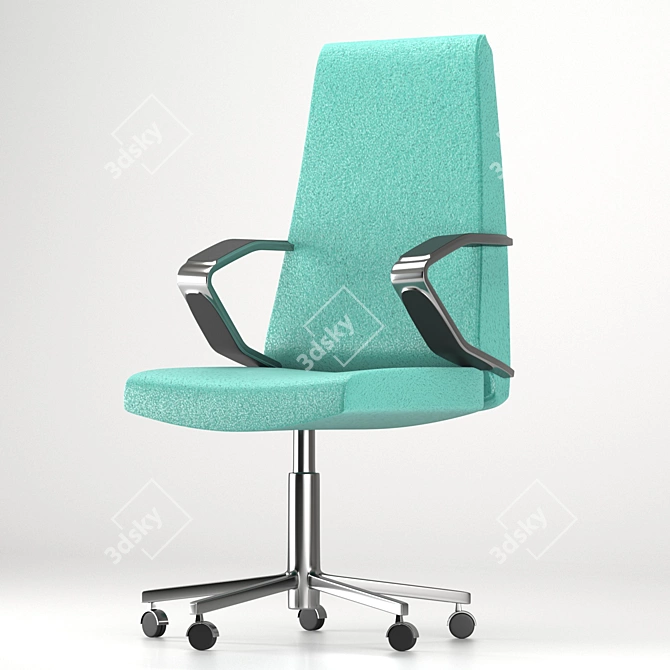 Elegant and Ergonomic Office Chair 3D model image 3