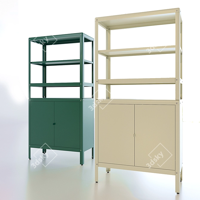 Sleek Kolbjorn Storage Unit 3D model image 4