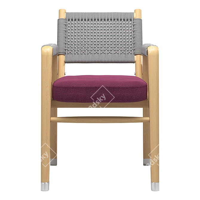 Ortigia Outdoor Chair: Stylish & Comfortable 3D model image 2