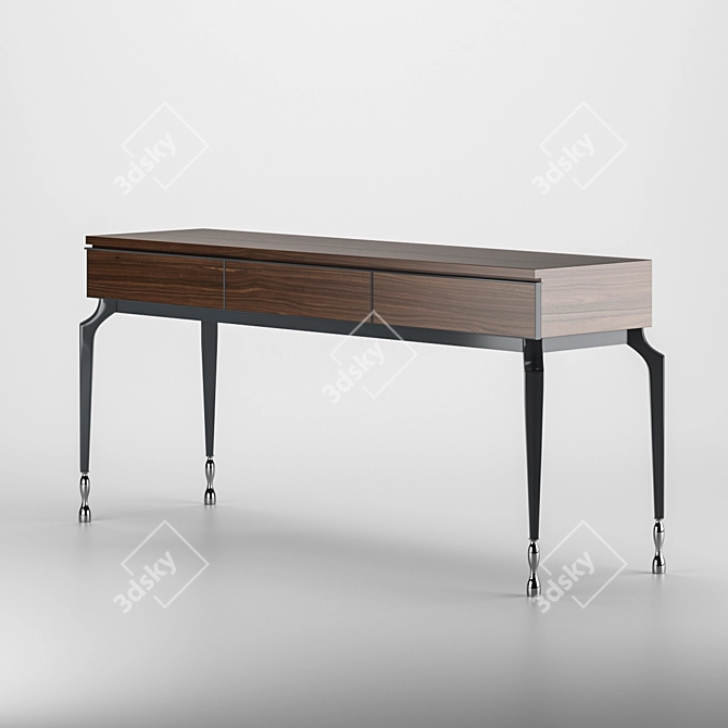  Sleek Console Design 3D model image 2