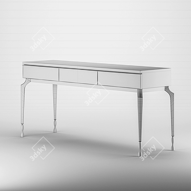  Sleek Console Design 3D model image 4