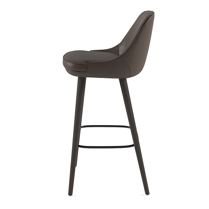 Walter Knoll Bar Stool: Sleek and Stylish 3D model image 2