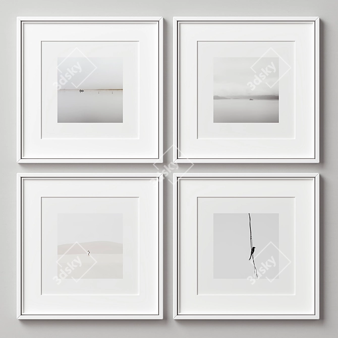 Versatile Picture Frame Set 3D model image 3