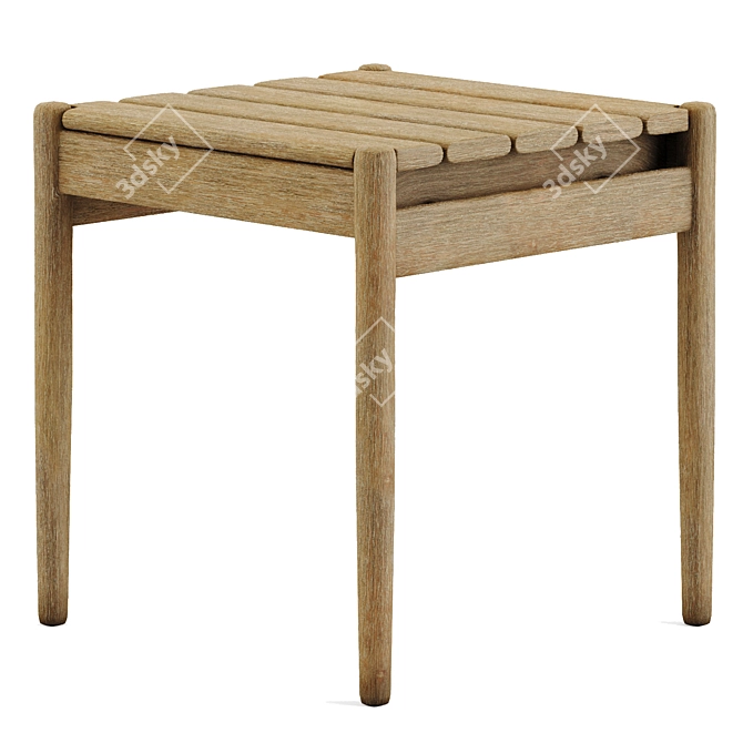 Eucalyptus Simja Side Table: Aesthetic and Versatile 3D model image 2