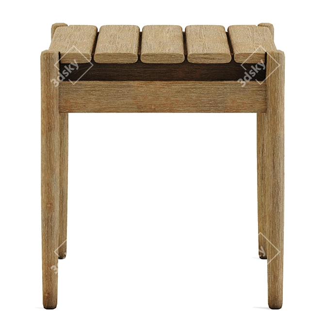 Eucalyptus Simja Side Table: Aesthetic and Versatile 3D model image 3