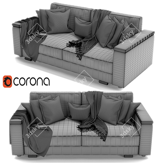 Vintage Inspired Sonanta 4 BD - 2014, Corona Render 3D model image 4