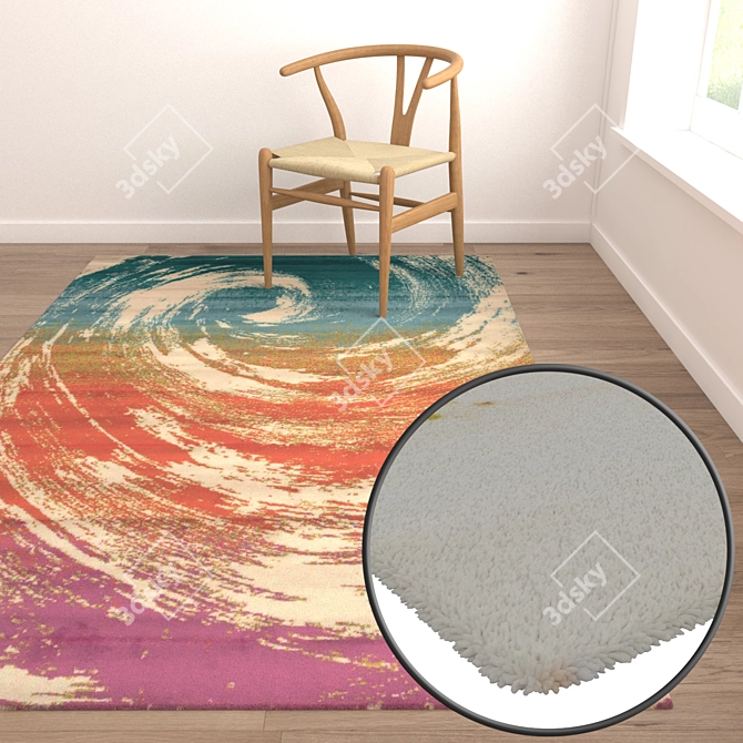 Luxury Carpets Set 1943 3D model image 5