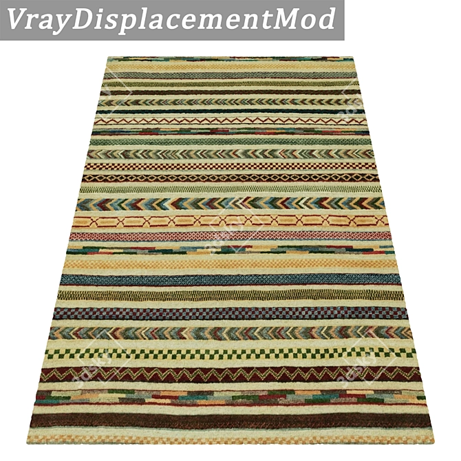 1944 Vintage Must-Have Carpets Set 3D model image 3