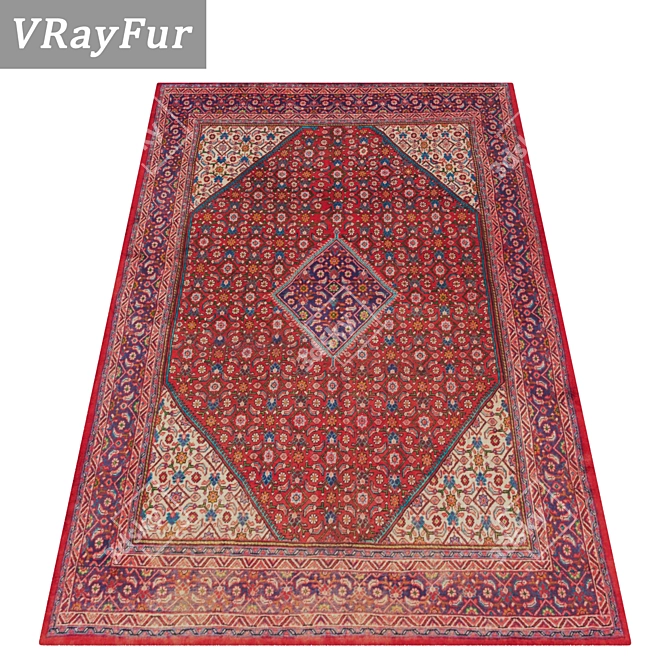 Premium Quality Authentic Carpets 3D model image 2