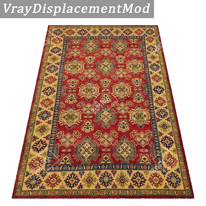 1946 Carpets Set: High Quality Textures for Close and Distant Views 3D model image 3