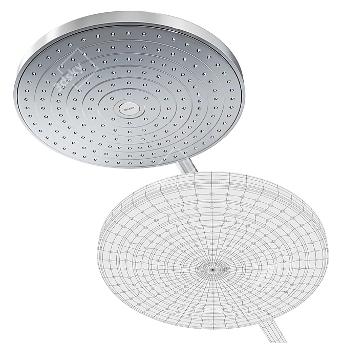 Ultimate Shower Experience: Hansgrohe Raindance 3D model image 4