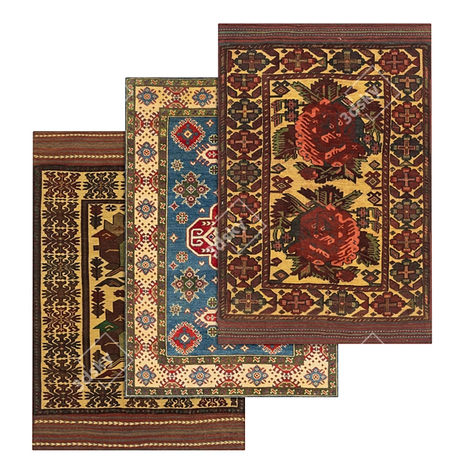 1948 Carpets Set 3D model image 1