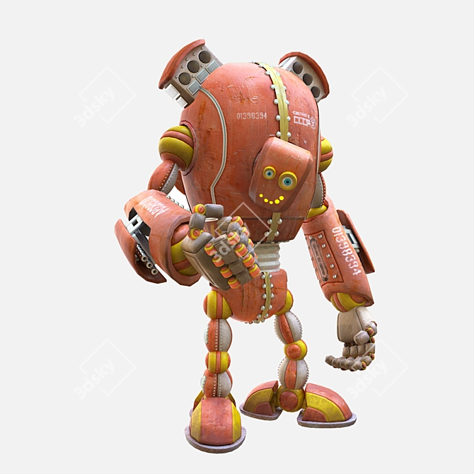 "Cheburek" - Interactive Rotating Robot 3D model image 1