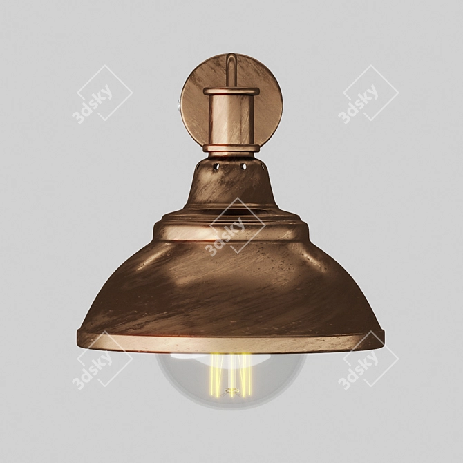 Sleek Loft Lamp: Modern Design 3D model image 2