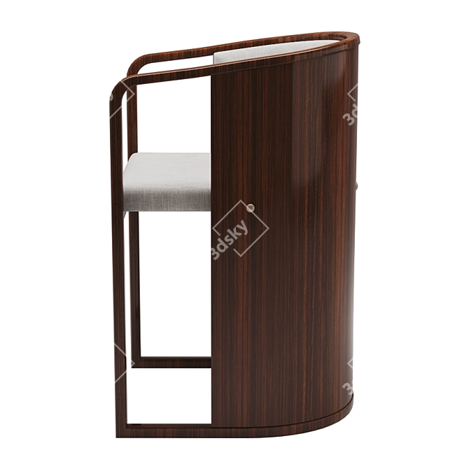 Elevate Your Dining Experience: Porus Ridge Chair 3D model image 3