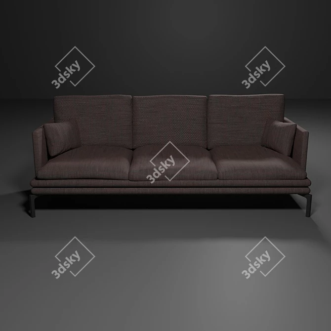 Cycles Render Blender Sofa 3D model image 5