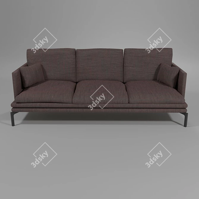 Cycles Render Blender Sofa 3D model image 6