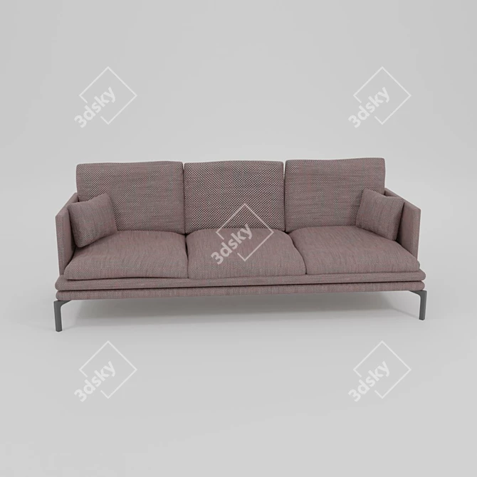 Cycles Render Blender Sofa 3D model image 7