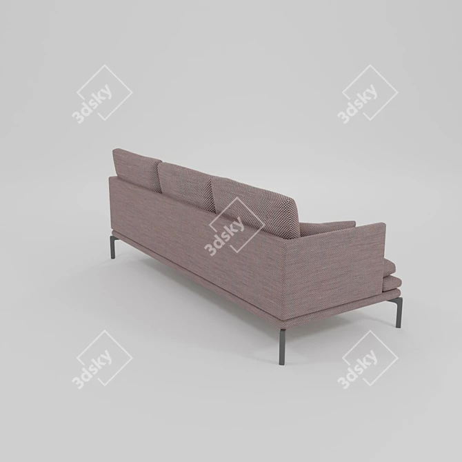 Cycles Render Blender Sofa 3D model image 9