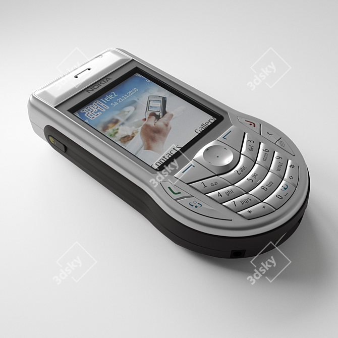 Nokia 6630: Next-Level 3G Smartphone 3D model image 4
