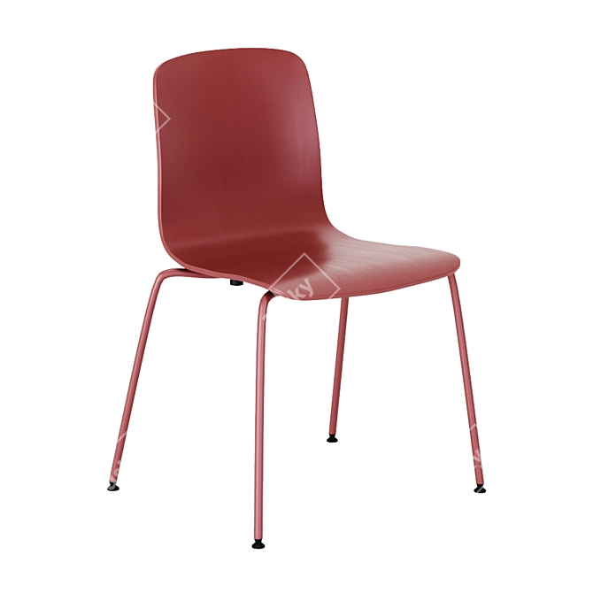 Minimalist Stackable Chair - De Vorm Slim M 3D model image 2