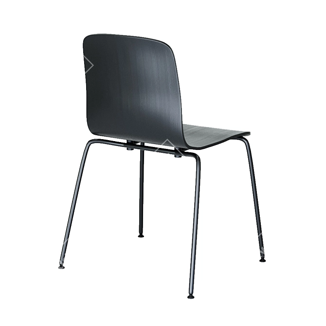 Minimalist Stackable Chair - De Vorm Slim M 3D model image 3