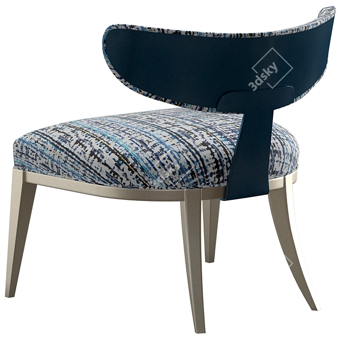 Caracole - Half Moon Accent Chair 3D model image 4