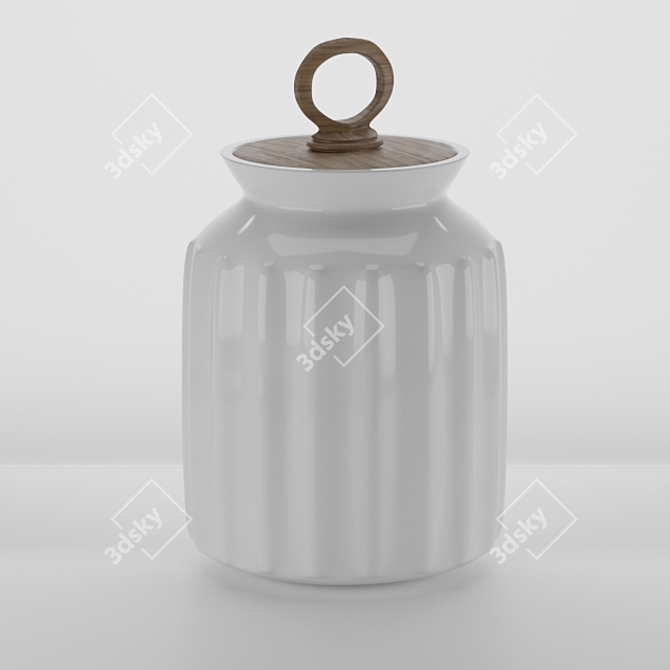 PB Blissful Jar 3D model image 3