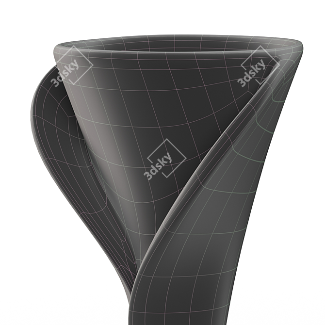 Giorgio Collection Atena Vase: Elegant Ceramic Beauty 3D model image 4