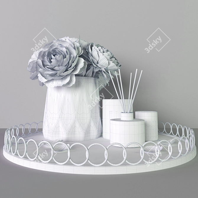 Decorative Set: Elegant Home Accents 3D model image 4