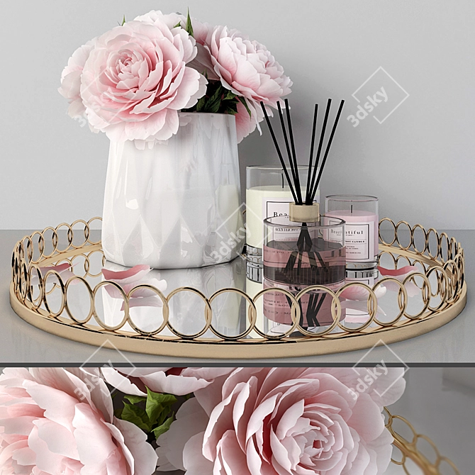 Decorative Set: Elegant Home Accents 3D model image 8