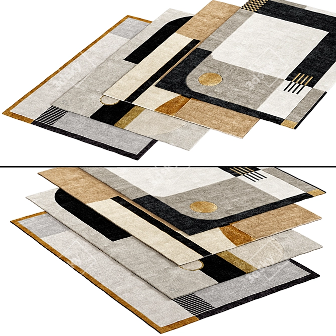 Luxury 3D Rug, 200x300cm 3D model image 2