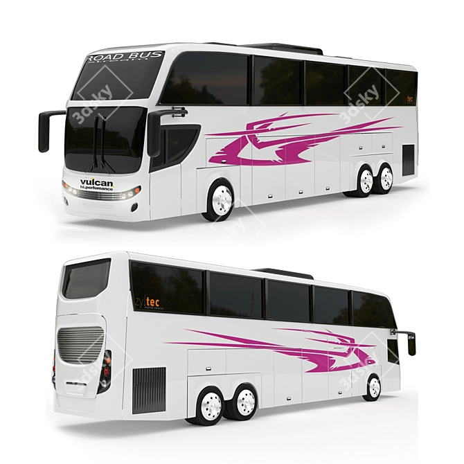 Poly Bus: Unwrapped, 3D Model 3D model image 1