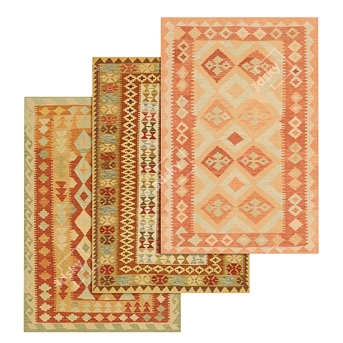 1951 Carpets Set 3D model image 1