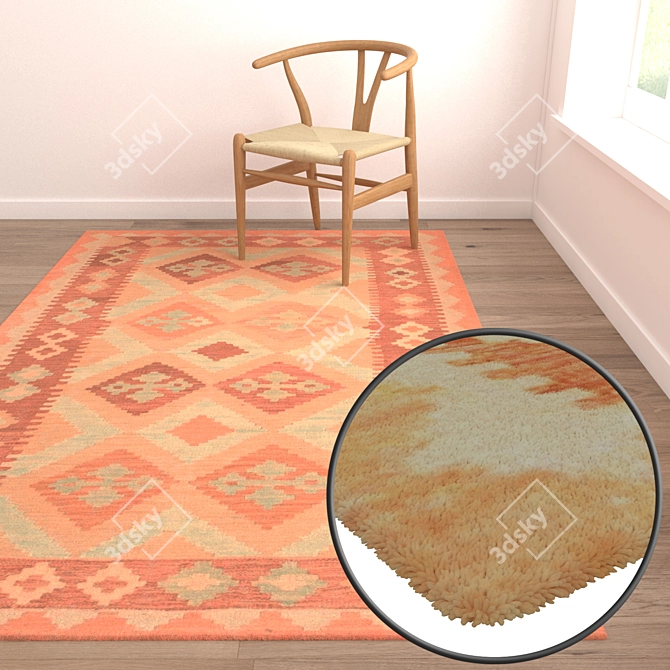 1951 Carpets Set 3D model image 5