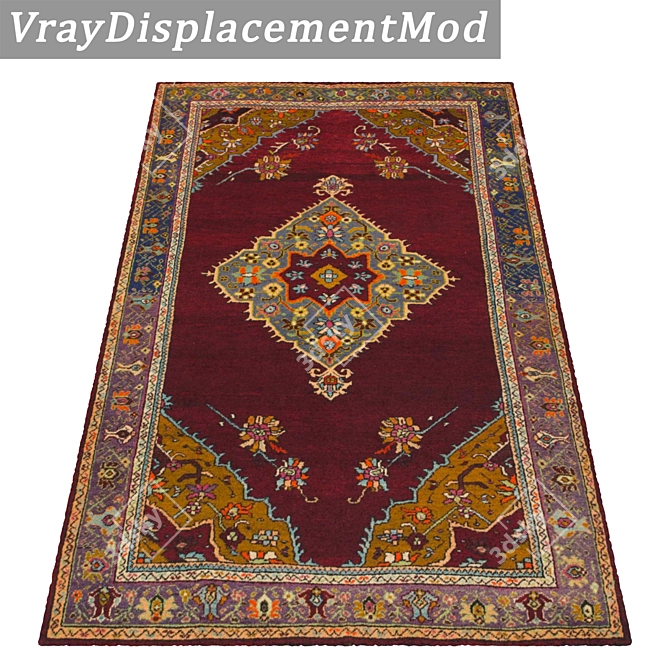 Title: Luxury Rug Set 3D model image 3