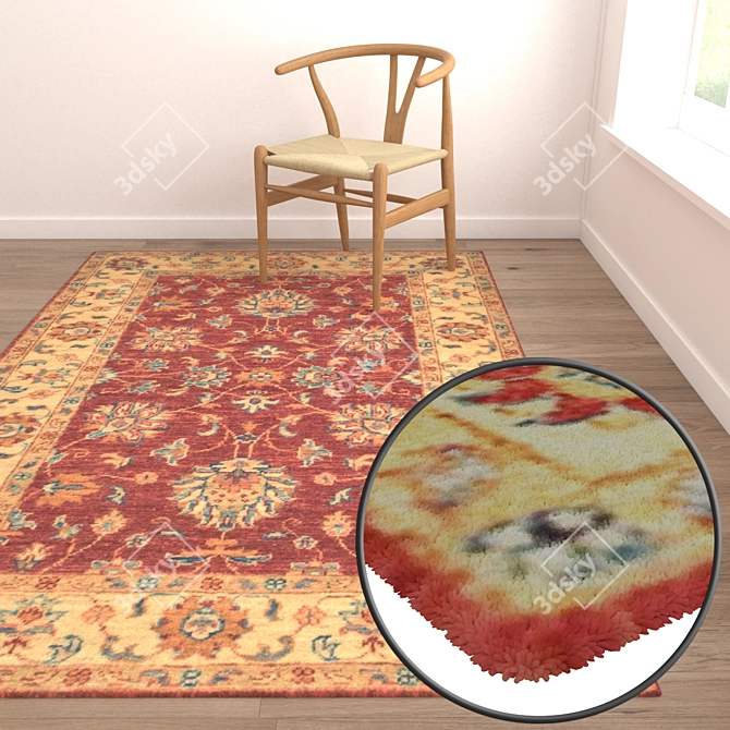 Luxury Carpets Collection 3D model image 5