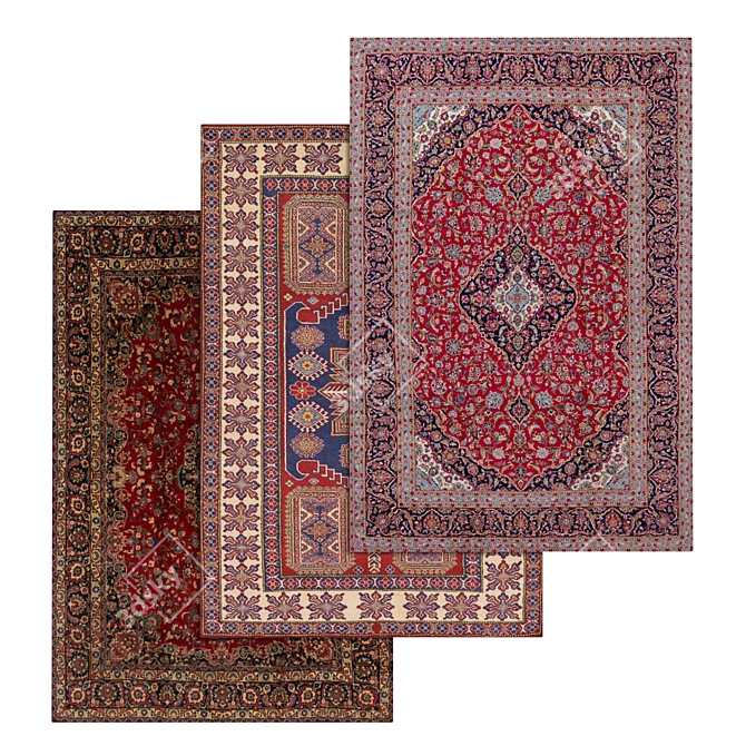 1956 Carpets Set 3D model image 1