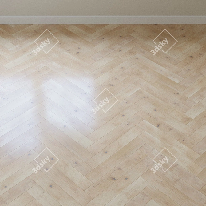 Senses Oak Sense Parquet Board 3D model image 3